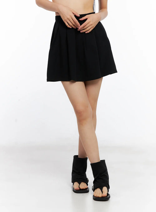 Chic Pleated Mini Skirt CL530
